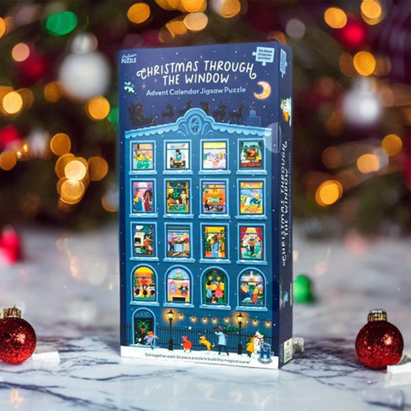 Professor Puzzle Christmas Through The Window Jigsaw Advent Calendar